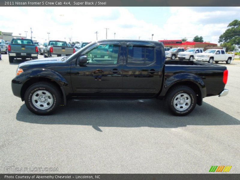 Super Black / Steel 2011 Nissan Frontier S Crew Cab 4x4