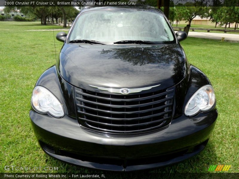 Brilliant Black Crystal Pearl / Pastel Slate Gray 2008 Chrysler PT Cruiser LX
