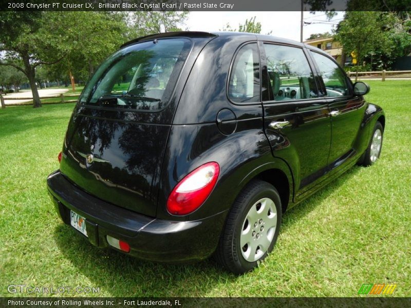 Brilliant Black Crystal Pearl / Pastel Slate Gray 2008 Chrysler PT Cruiser LX