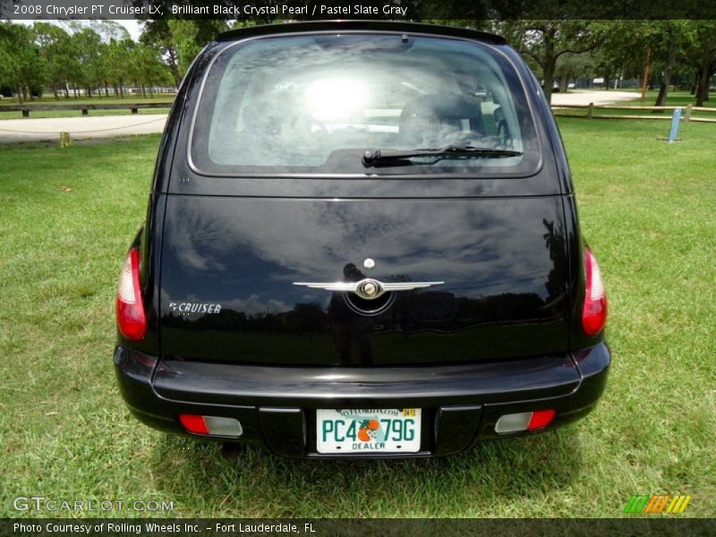 Brilliant Black Crystal Pearl / Pastel Slate Gray 2008 Chrysler PT Cruiser LX
