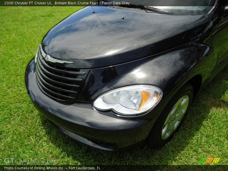 Brilliant Black Crystal Pearl / Pastel Slate Gray 2008 Chrysler PT Cruiser LX