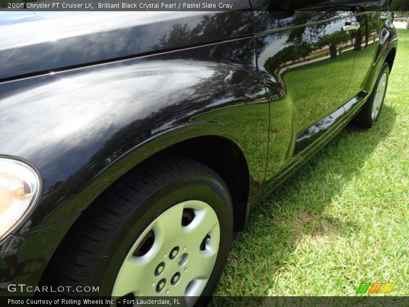 Brilliant Black Crystal Pearl / Pastel Slate Gray 2008 Chrysler PT Cruiser LX