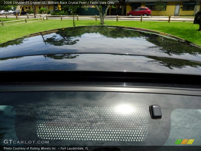 Brilliant Black Crystal Pearl / Pastel Slate Gray 2008 Chrysler PT Cruiser LX
