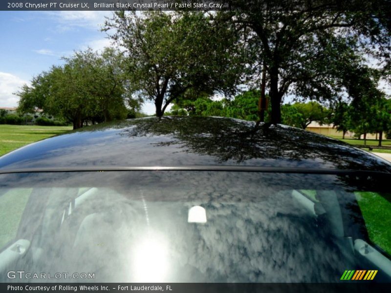 Brilliant Black Crystal Pearl / Pastel Slate Gray 2008 Chrysler PT Cruiser LX