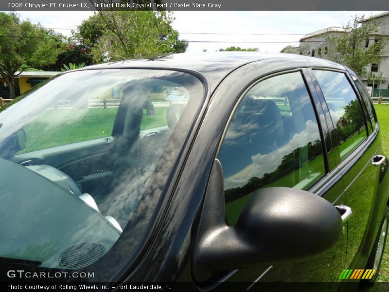 Brilliant Black Crystal Pearl / Pastel Slate Gray 2008 Chrysler PT Cruiser LX