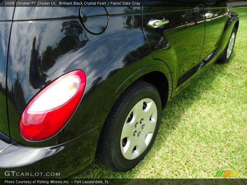 Brilliant Black Crystal Pearl / Pastel Slate Gray 2008 Chrysler PT Cruiser LX