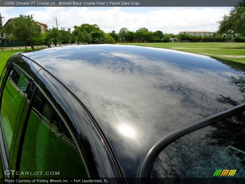 Brilliant Black Crystal Pearl / Pastel Slate Gray 2008 Chrysler PT Cruiser LX