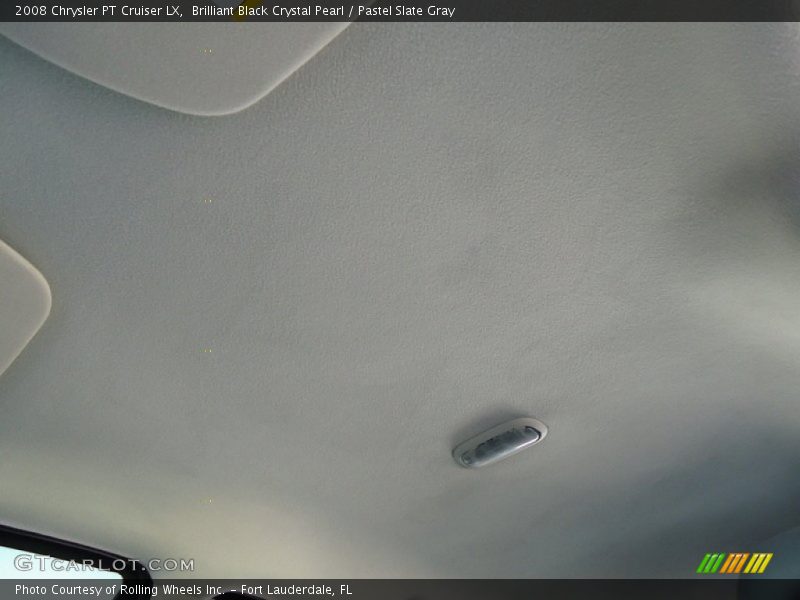 Brilliant Black Crystal Pearl / Pastel Slate Gray 2008 Chrysler PT Cruiser LX