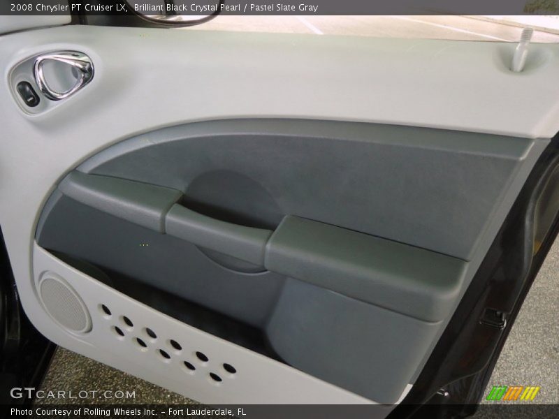 Brilliant Black Crystal Pearl / Pastel Slate Gray 2008 Chrysler PT Cruiser LX