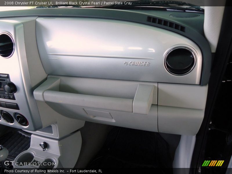 Brilliant Black Crystal Pearl / Pastel Slate Gray 2008 Chrysler PT Cruiser LX