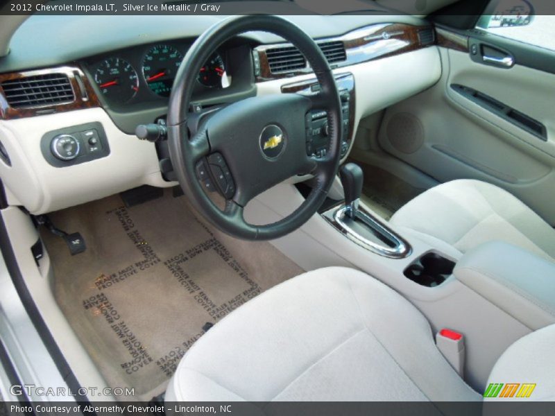Silver Ice Metallic / Gray 2012 Chevrolet Impala LT