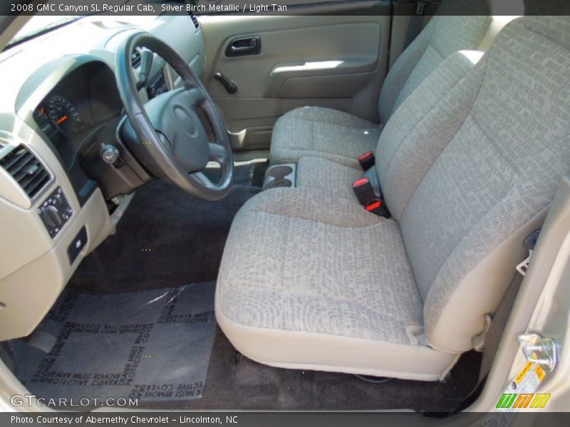 Silver Birch Metallic / Light Tan 2008 GMC Canyon SL Regular Cab