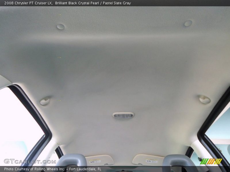 Brilliant Black Crystal Pearl / Pastel Slate Gray 2008 Chrysler PT Cruiser LX