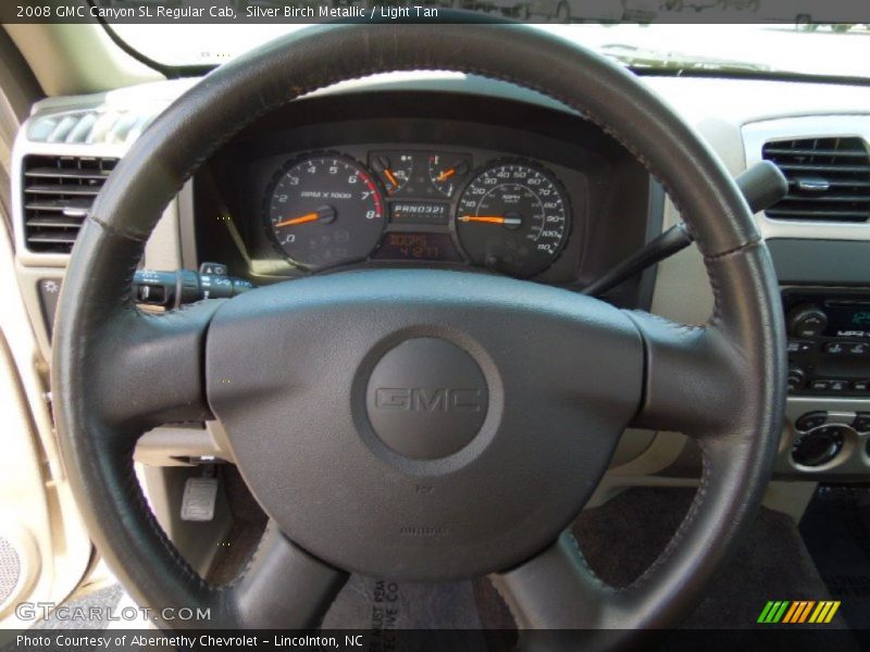 Silver Birch Metallic / Light Tan 2008 GMC Canyon SL Regular Cab