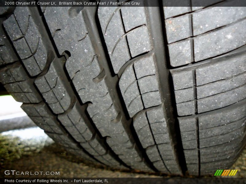 Brilliant Black Crystal Pearl / Pastel Slate Gray 2008 Chrysler PT Cruiser LX