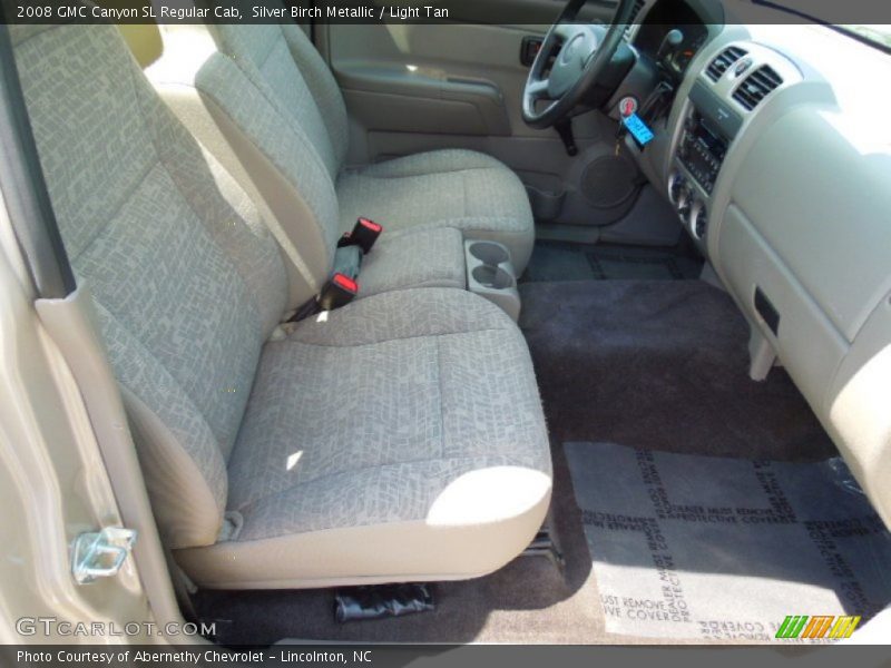 Silver Birch Metallic / Light Tan 2008 GMC Canyon SL Regular Cab