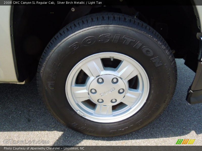 Silver Birch Metallic / Light Tan 2008 GMC Canyon SL Regular Cab