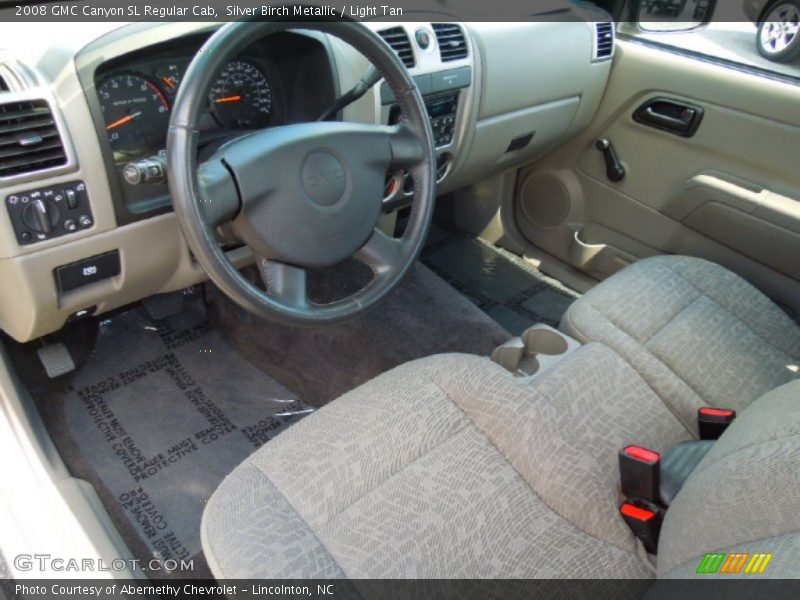 Silver Birch Metallic / Light Tan 2008 GMC Canyon SL Regular Cab
