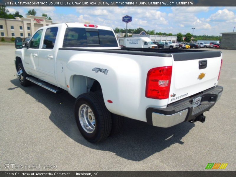 Summit White / Dark Cashmere/Light Cashmere 2012 Chevrolet Silverado 3500HD LTZ Crew Cab 4x4 Dually