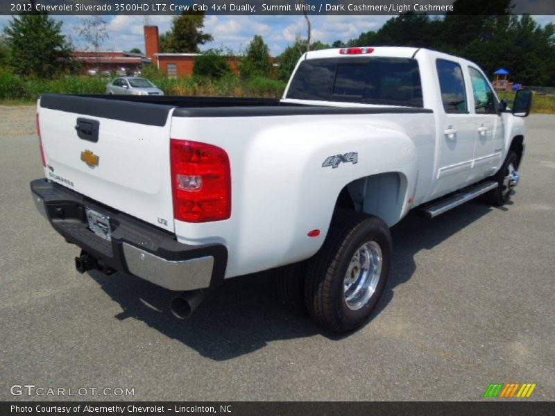 Summit White / Dark Cashmere/Light Cashmere 2012 Chevrolet Silverado 3500HD LTZ Crew Cab 4x4 Dually