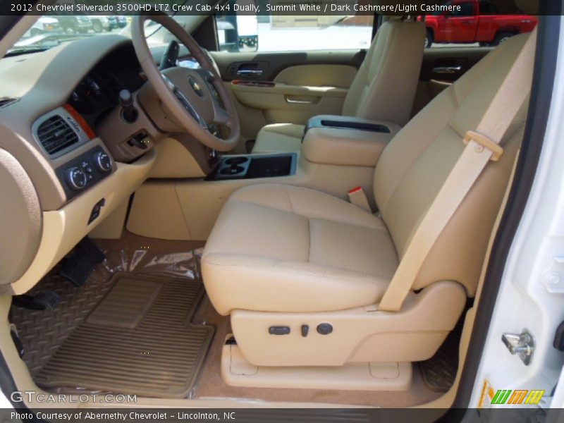 Summit White / Dark Cashmere/Light Cashmere 2012 Chevrolet Silverado 3500HD LTZ Crew Cab 4x4 Dually