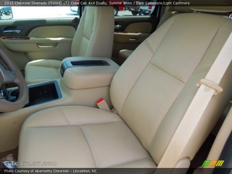 Summit White / Dark Cashmere/Light Cashmere 2012 Chevrolet Silverado 3500HD LTZ Crew Cab 4x4 Dually