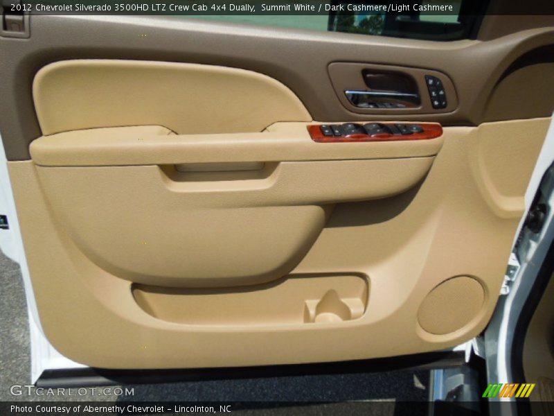 Summit White / Dark Cashmere/Light Cashmere 2012 Chevrolet Silverado 3500HD LTZ Crew Cab 4x4 Dually