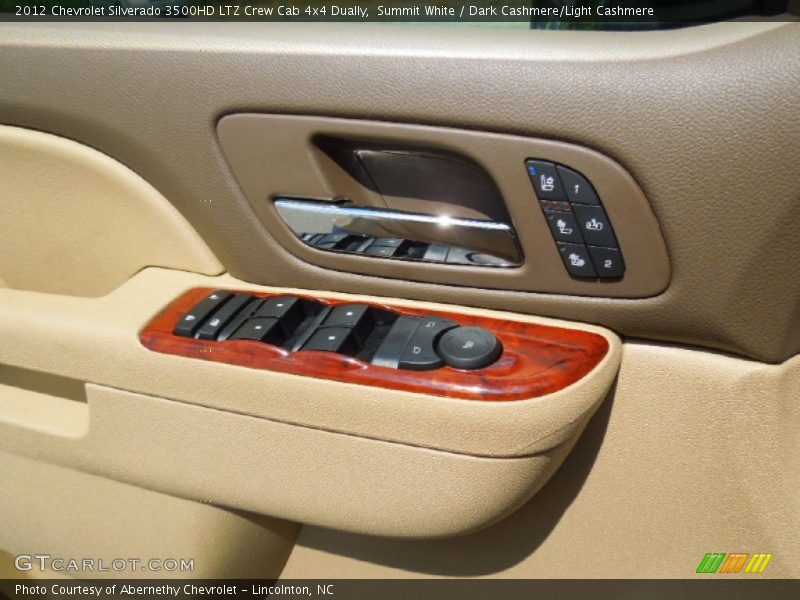 Summit White / Dark Cashmere/Light Cashmere 2012 Chevrolet Silverado 3500HD LTZ Crew Cab 4x4 Dually