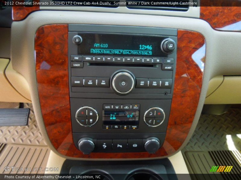 Summit White / Dark Cashmere/Light Cashmere 2012 Chevrolet Silverado 3500HD LTZ Crew Cab 4x4 Dually