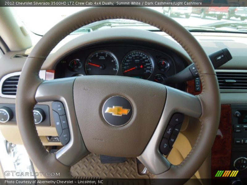 Summit White / Dark Cashmere/Light Cashmere 2012 Chevrolet Silverado 3500HD LTZ Crew Cab 4x4 Dually