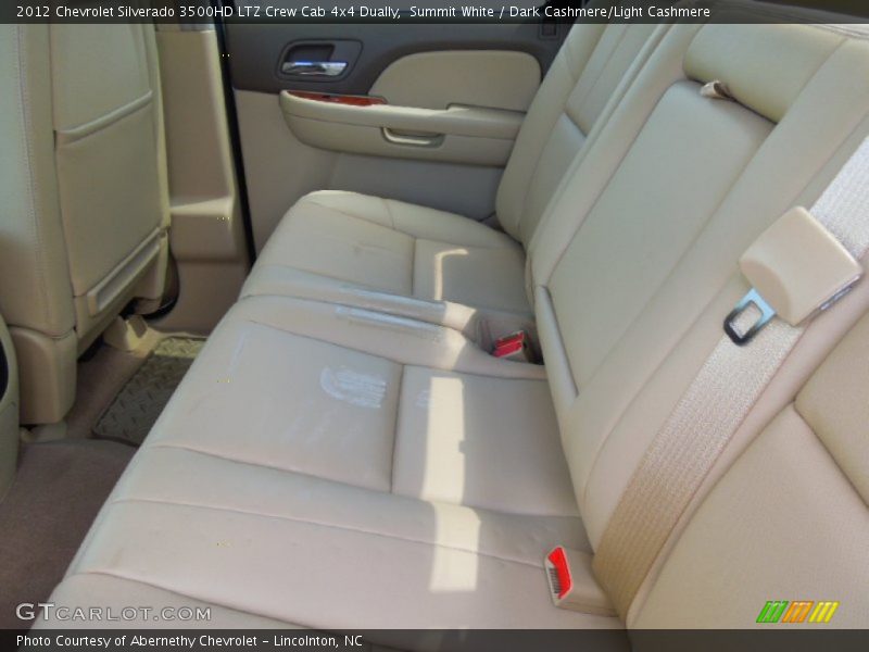 Summit White / Dark Cashmere/Light Cashmere 2012 Chevrolet Silverado 3500HD LTZ Crew Cab 4x4 Dually