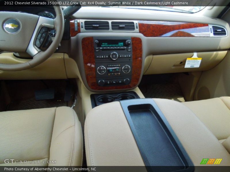 Summit White / Dark Cashmere/Light Cashmere 2012 Chevrolet Silverado 3500HD LTZ Crew Cab 4x4 Dually