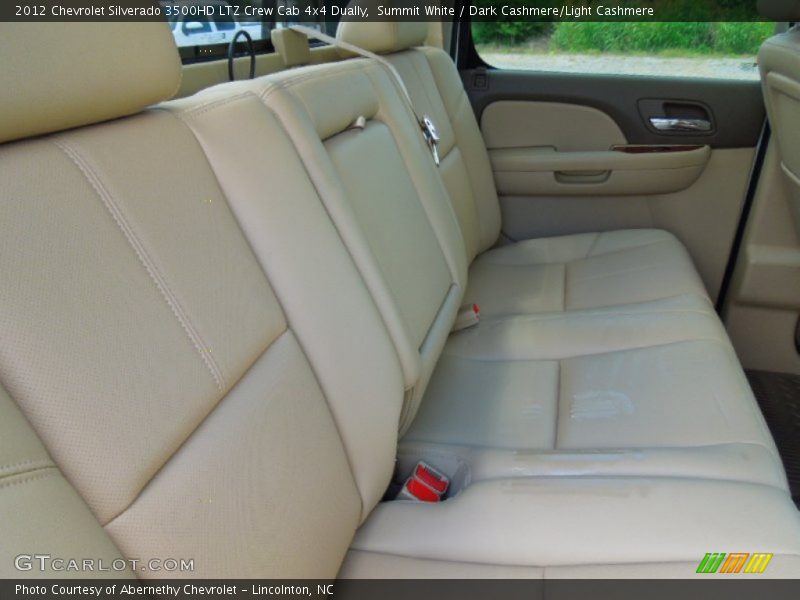 Summit White / Dark Cashmere/Light Cashmere 2012 Chevrolet Silverado 3500HD LTZ Crew Cab 4x4 Dually