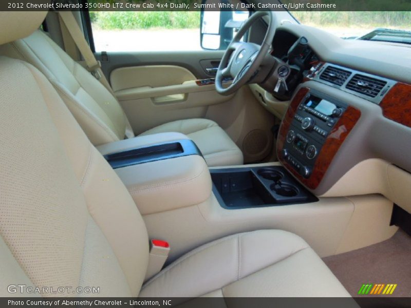 Summit White / Dark Cashmere/Light Cashmere 2012 Chevrolet Silverado 3500HD LTZ Crew Cab 4x4 Dually