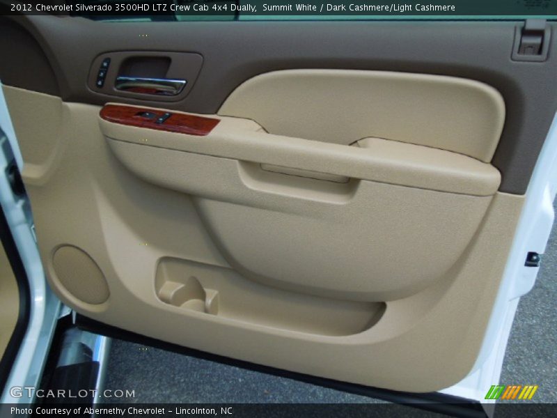 Summit White / Dark Cashmere/Light Cashmere 2012 Chevrolet Silverado 3500HD LTZ Crew Cab 4x4 Dually