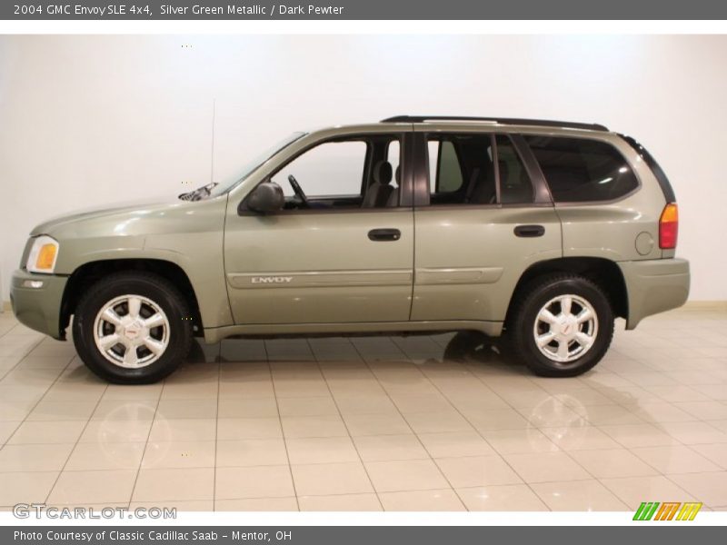 Silver Green Metallic / Dark Pewter 2004 GMC Envoy SLE 4x4