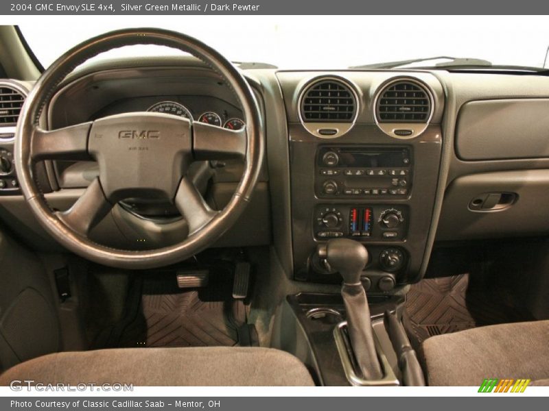 Silver Green Metallic / Dark Pewter 2004 GMC Envoy SLE 4x4