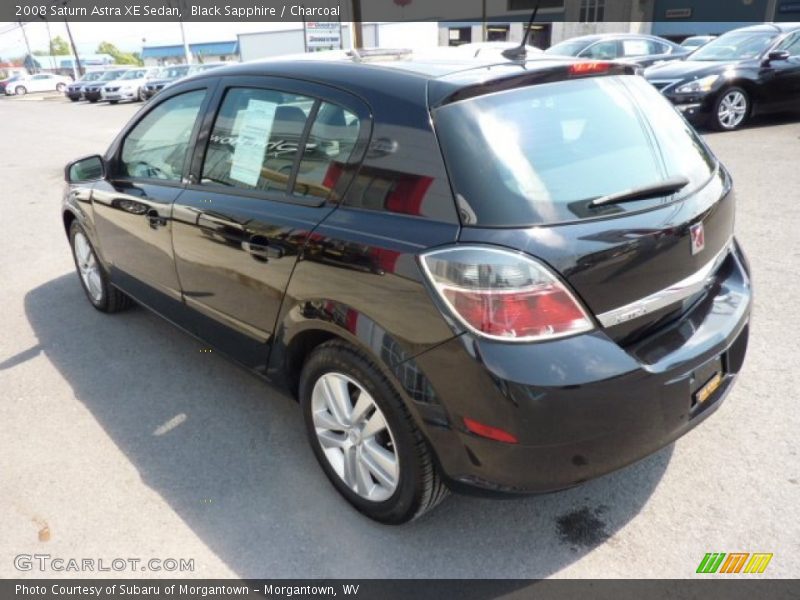 Black Sapphire / Charcoal 2008 Saturn Astra XE Sedan