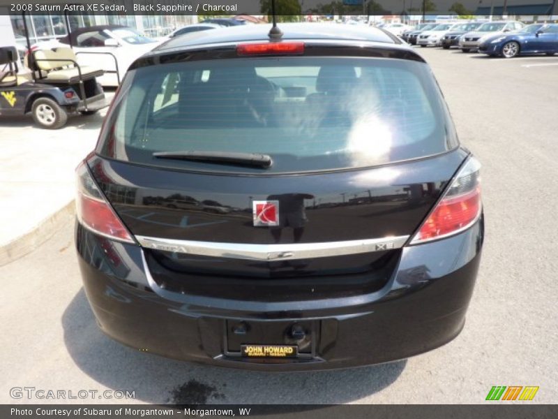 Black Sapphire / Charcoal 2008 Saturn Astra XE Sedan