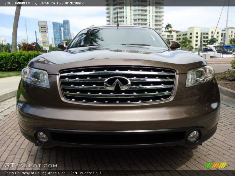 Beryllium 16 / Brick/Black 2003 Infiniti FX 35