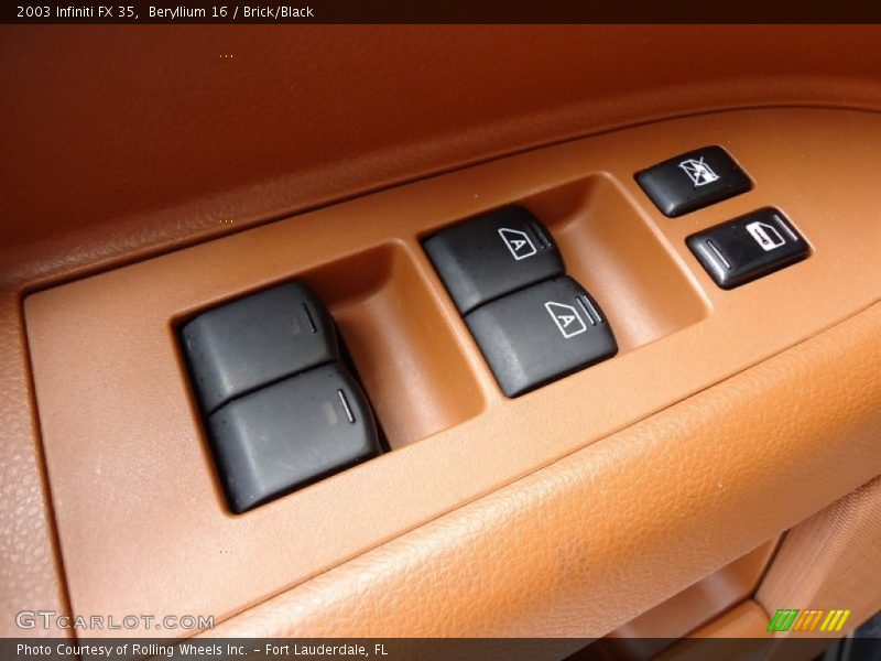 Controls of 2003 FX 35