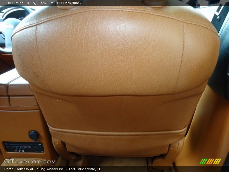 Beryllium 16 / Brick/Black 2003 Infiniti FX 35