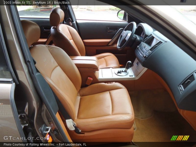  2003 FX 35 Brick/Black Interior