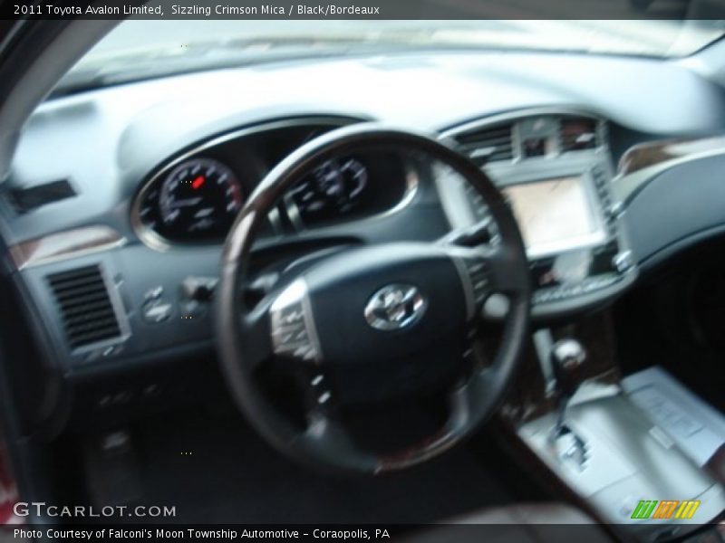 Sizzling Crimson Mica / Black/Bordeaux 2011 Toyota Avalon Limited