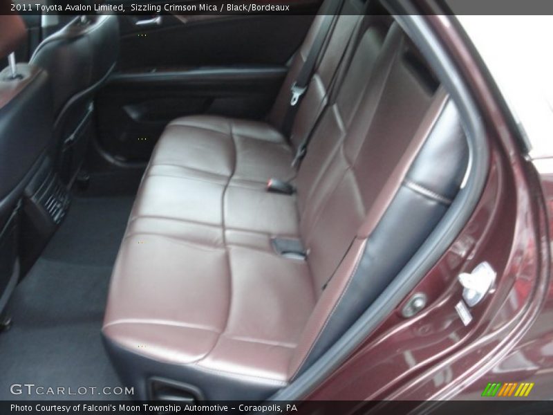 Sizzling Crimson Mica / Black/Bordeaux 2011 Toyota Avalon Limited