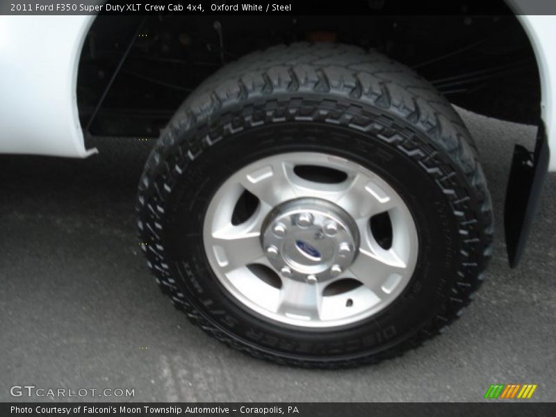 Oxford White / Steel 2011 Ford F350 Super Duty XLT Crew Cab 4x4