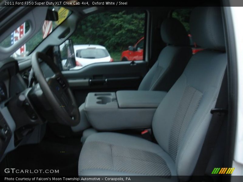 Oxford White / Steel 2011 Ford F350 Super Duty XLT Crew Cab 4x4