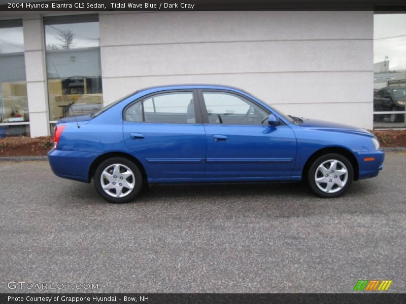 Tidal Wave Blue / Dark Gray 2004 Hyundai Elantra GLS Sedan