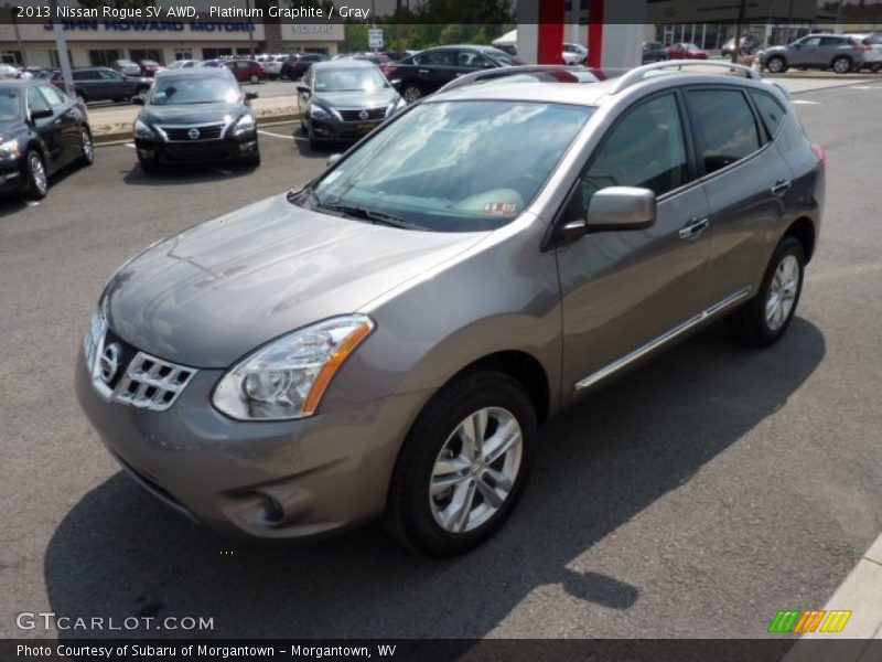 Platinum Graphite / Gray 2013 Nissan Rogue SV AWD