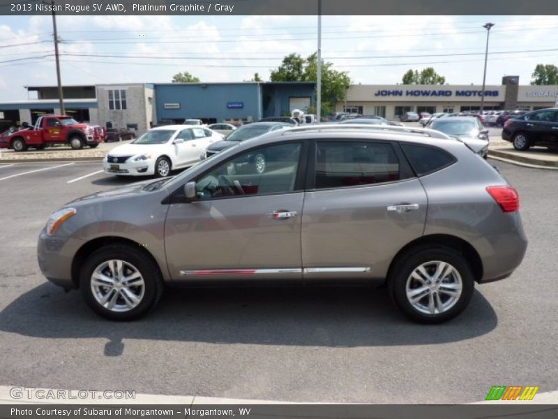 Platinum Graphite / Gray 2013 Nissan Rogue SV AWD